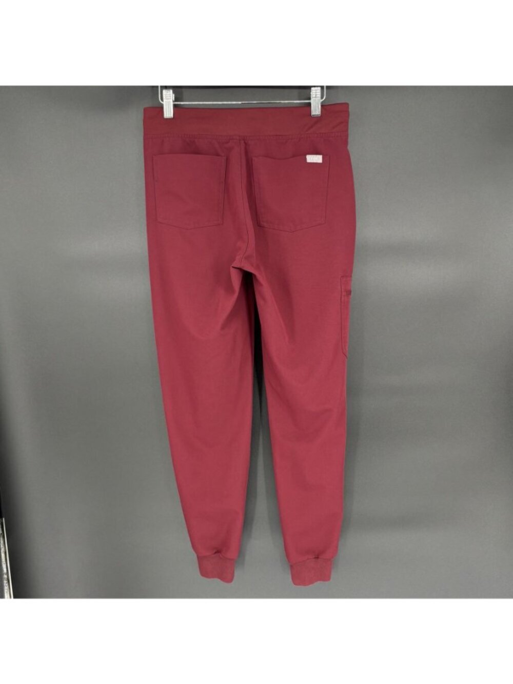 FIGS Women's Zamora Jogger Scrub Pants S Burgundy Healthcare Nursing Medical - Picture 2 of 11